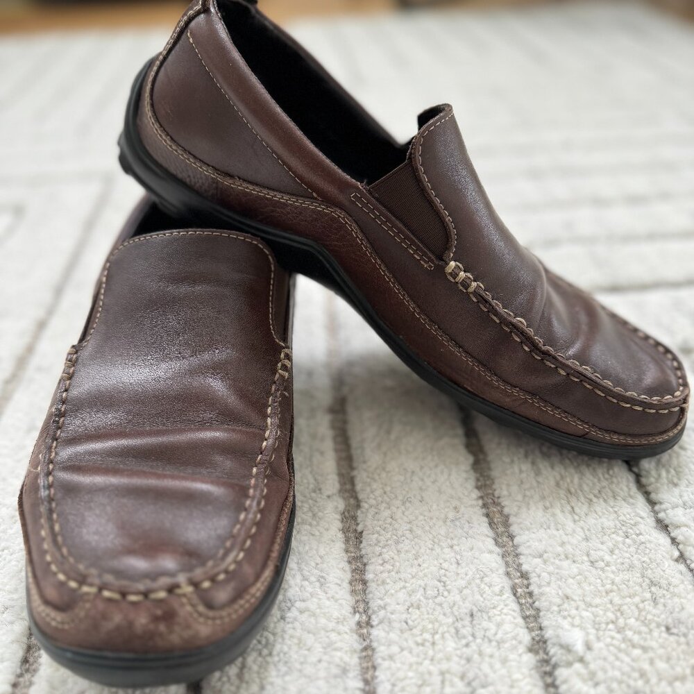 Cole Haan Men's Tucker Venetian Loafers, Size 10 in French Roast